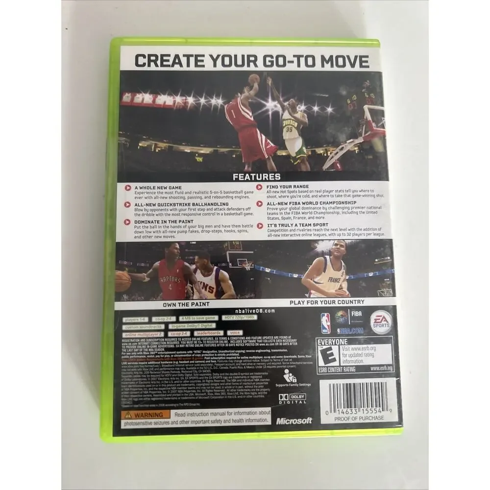 NBA Live 08 - Microsoft Xbox 360